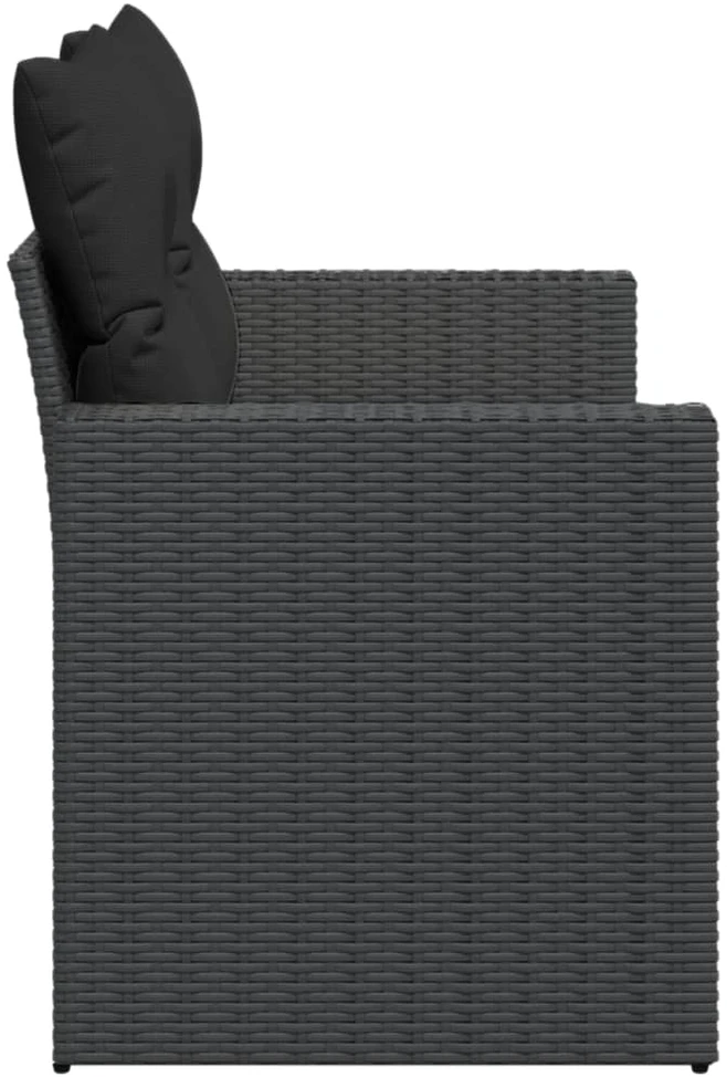 Sodo apvadas, juodos spalvos, 10m, 20cm, polietilenas