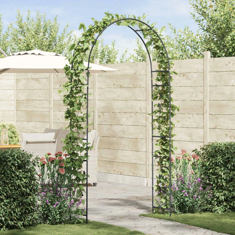 Sodo arka Juoda 115 x 37 x 231 cm