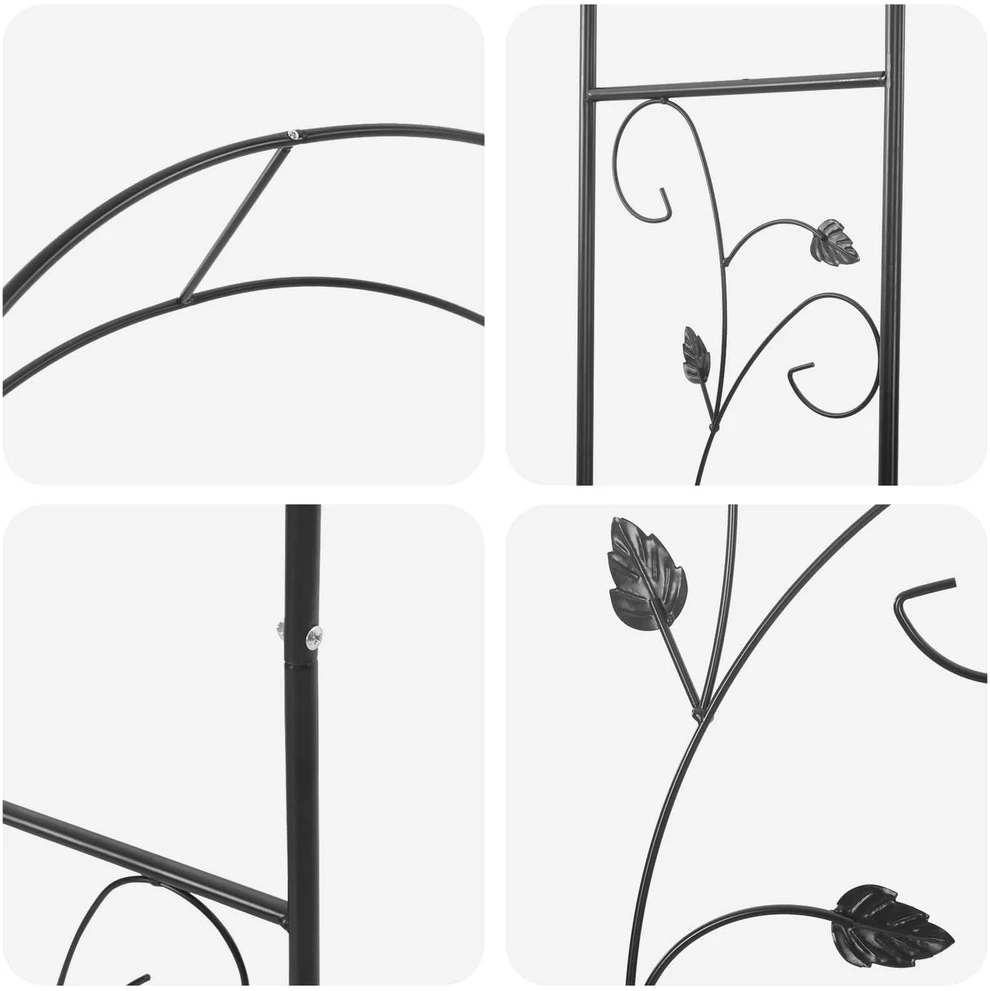 Sodo arka Juoda 115 x 37 x 231 cm