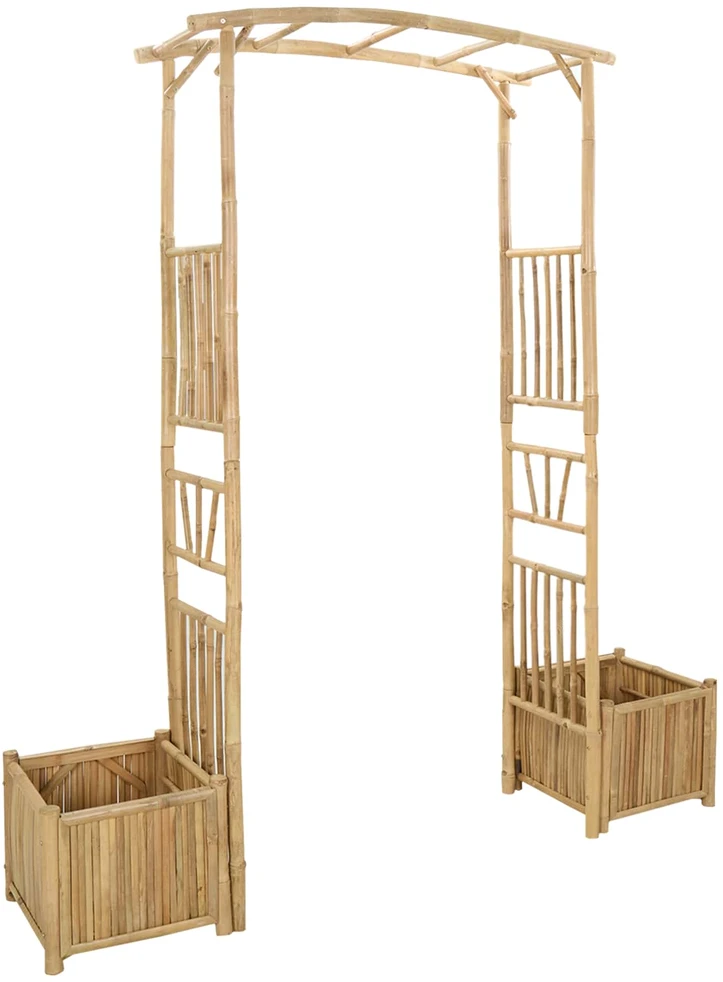 Sodo arka Natūrali 177 x 40 x 205 cm Bambukas