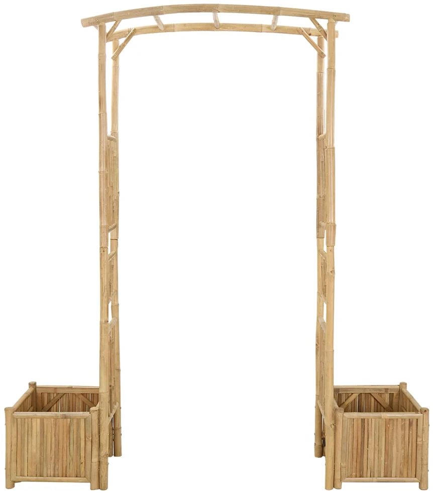Sodo arka Natūrali 177 x 40 x 205 cm Bambukas