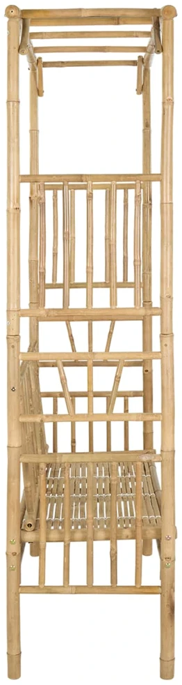 Sodo arka su suoliuku 115 x 50 x 205 cm Bambukas