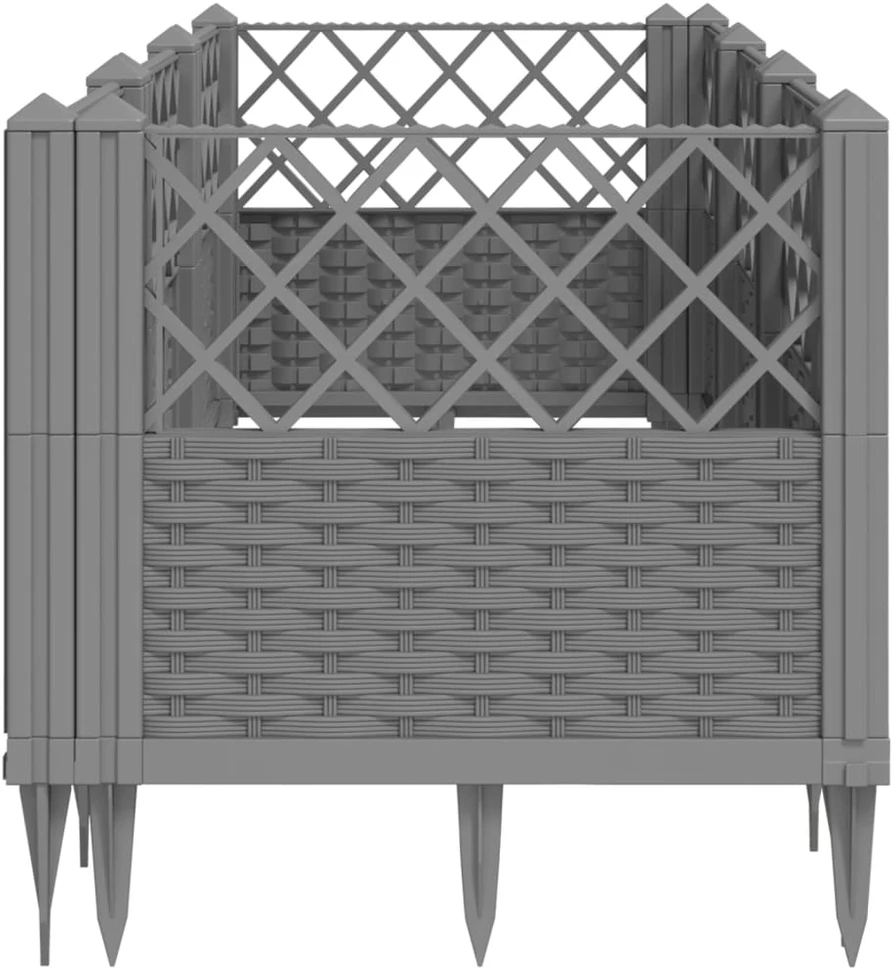 Sodo baldų uždangalas, 250x250x90cm, 16 kilpučių, stačiakampis