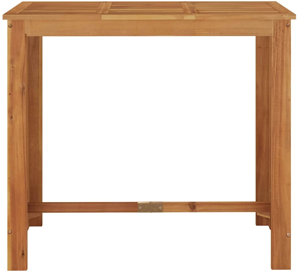 Sodo baro stalas, 120x60x105cm, akacijos medienos masyvas
