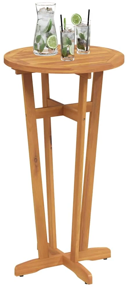 Sodo baro stalas, 60x105cm, akacijos medienos masyvas