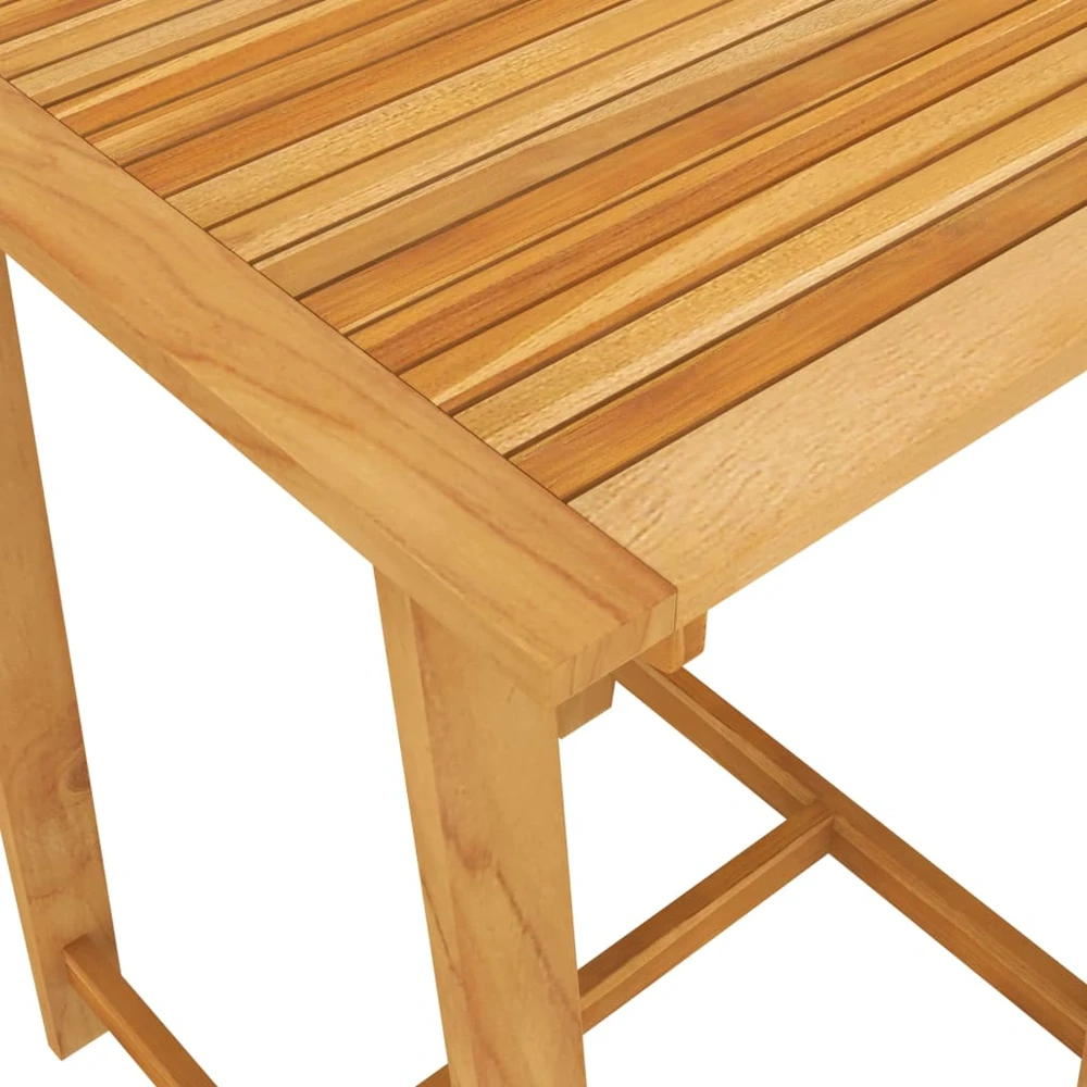 Sodo baro stalas, 70x70x104cm, akacijos medienos masyvas