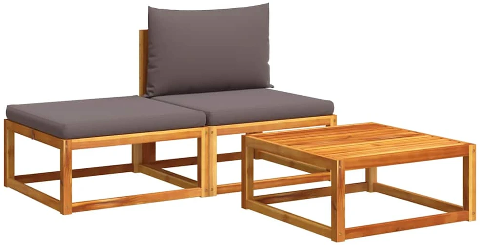 Sodo baro staliukas, juodos spalvos, 120x55x110cm, poliratanas