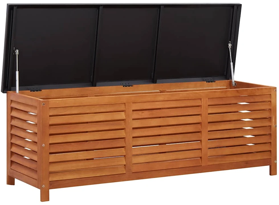 Sodo daiktadėžė, 150x50x55cm, eukalipto medienos masyvas