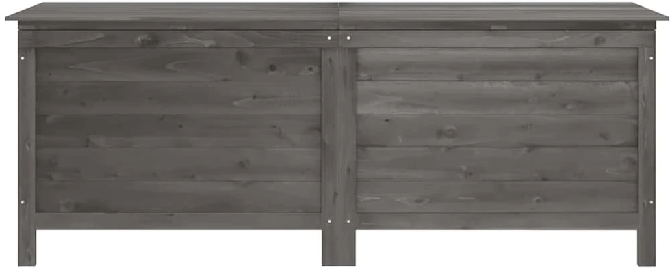 Sodo daiktadėžė, antracito, 150x50x56,5cm, eglės masyvas