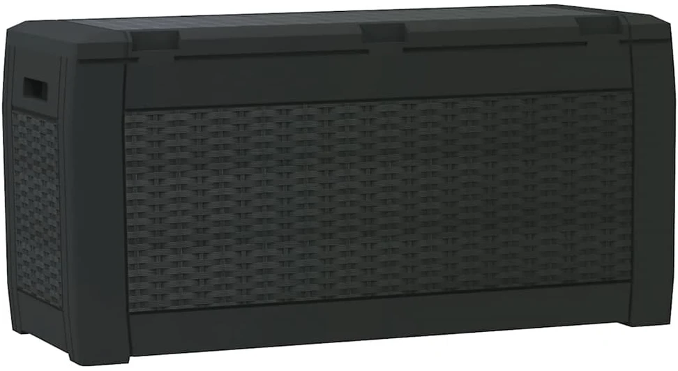 Sodo daiktadėžė, antracito spalvos, 119x48x60cm, polipropilenas