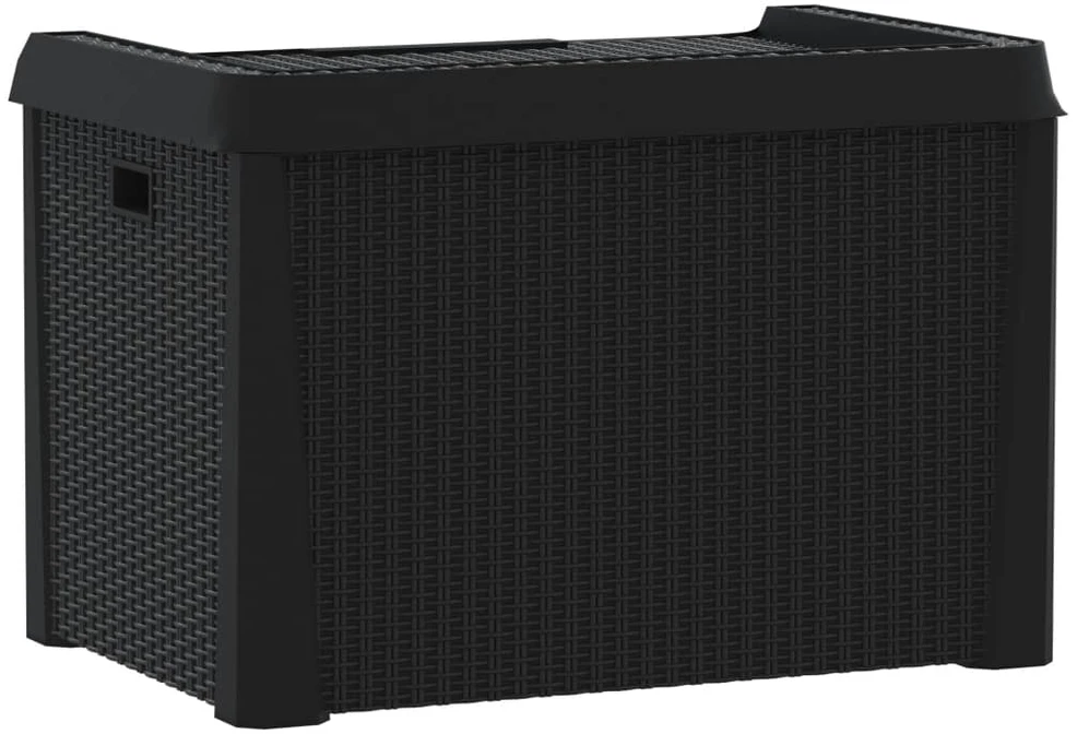Sodo daiktadėžė, antracito spalvos, 125l, PP