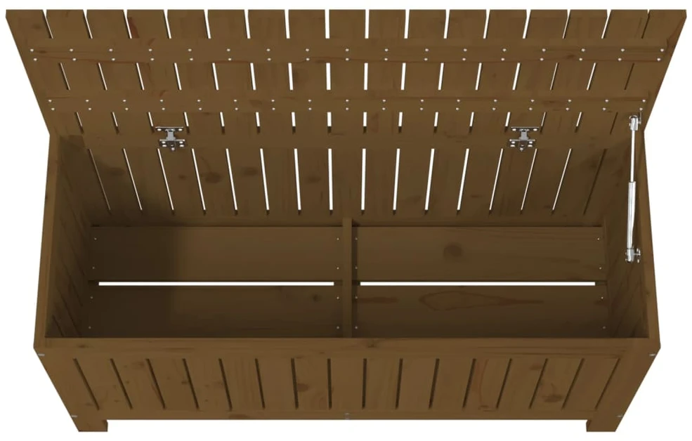 Sodo daiktadėžė, medaus ruda, 108x42,5x54cm, pušies masyvas