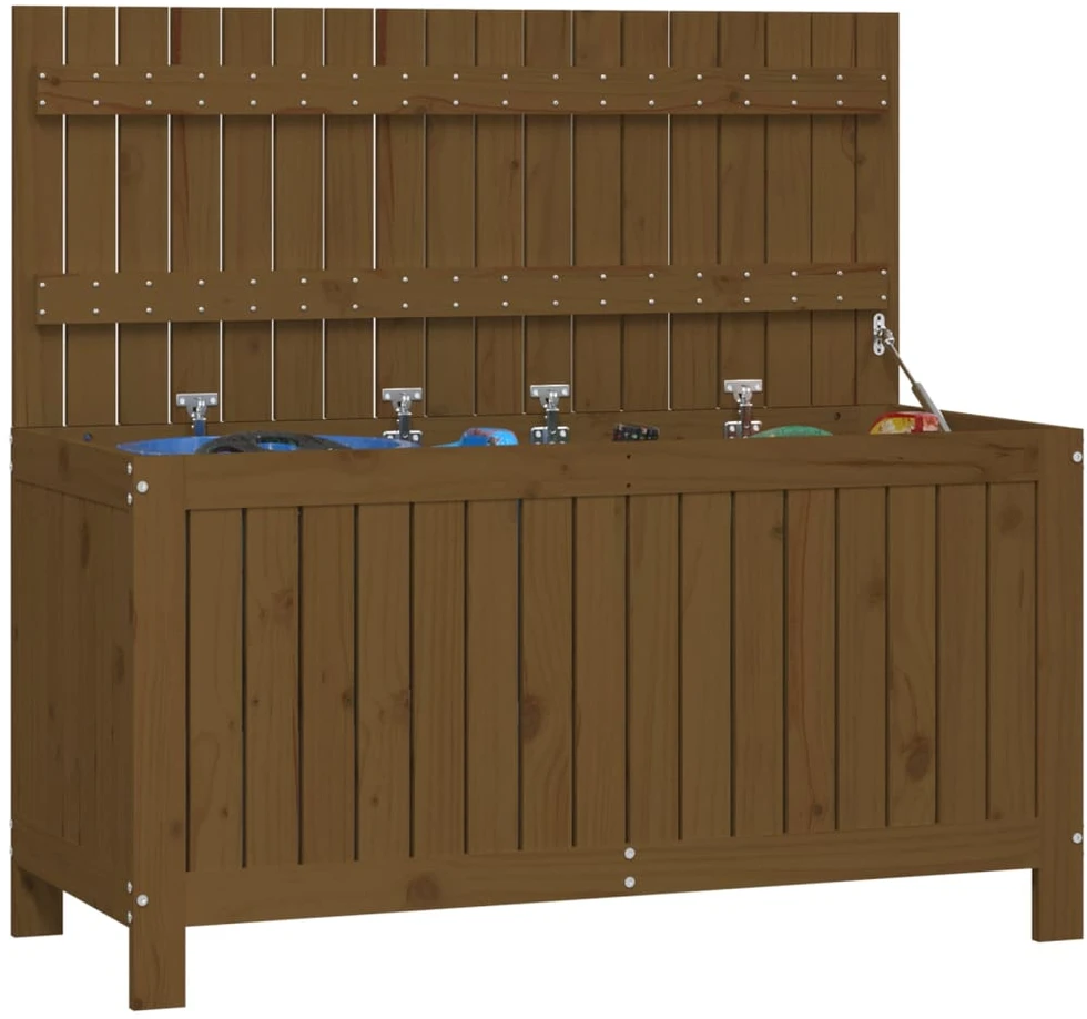 Sodo daiktadėžė, medaus ruda, 115x49x60cm, pušies masyvas