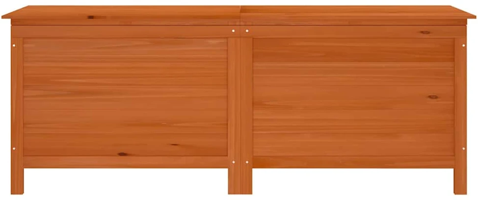 Sodo daiktadėžė, ruda, 150x50x56,5cm, eglės medienos masyvas