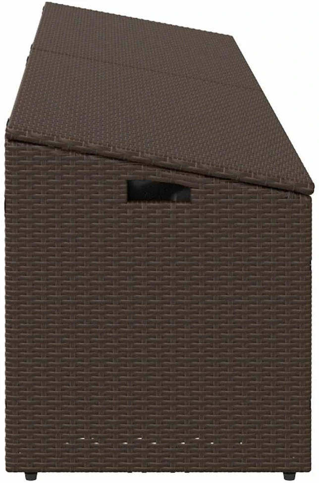 Sodo daiktadėžė, ruda, 220x50x58cm, poliratanas