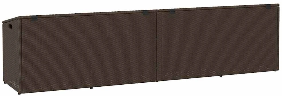 Sodo daiktadėžė, ruda, 220x50x58cm, poliratanas
