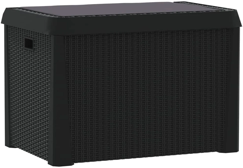 Sodo daiktadėžė su sėdynės pagalvėle, antracito, 125l, PP