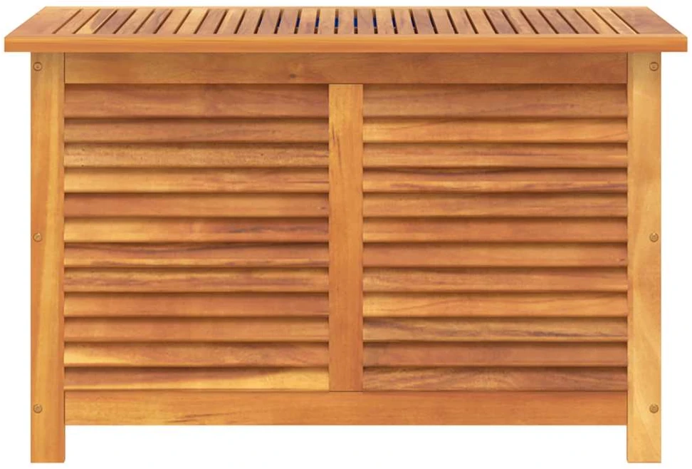 Sodo daiktadėžė su žaliuzėmis, 90x50x56cm, akacijos masyvas
