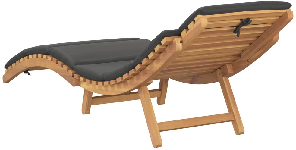 Sodo gultas Ruda 198 x 55 x 58,5 cm Kieto teka medžio