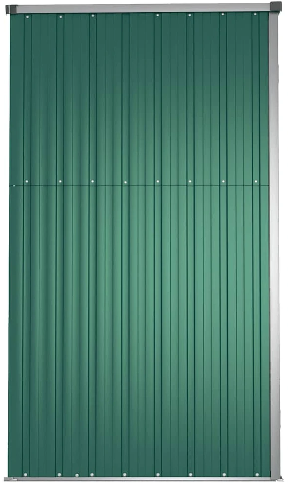 Sodo įrankių pašiūrė, žalia, 161x89x161cm, plienas