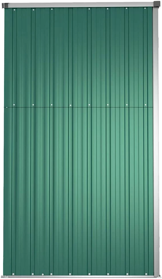 Sodo įrankių pašiūrė, žalia, 225x89x161cm, plienas