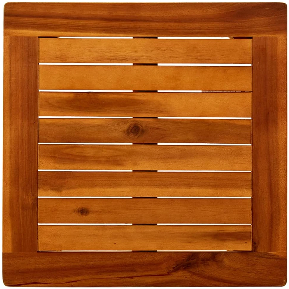 Sodo kavos staliukas, 45x45x36cm, akacijos medienos masyvas