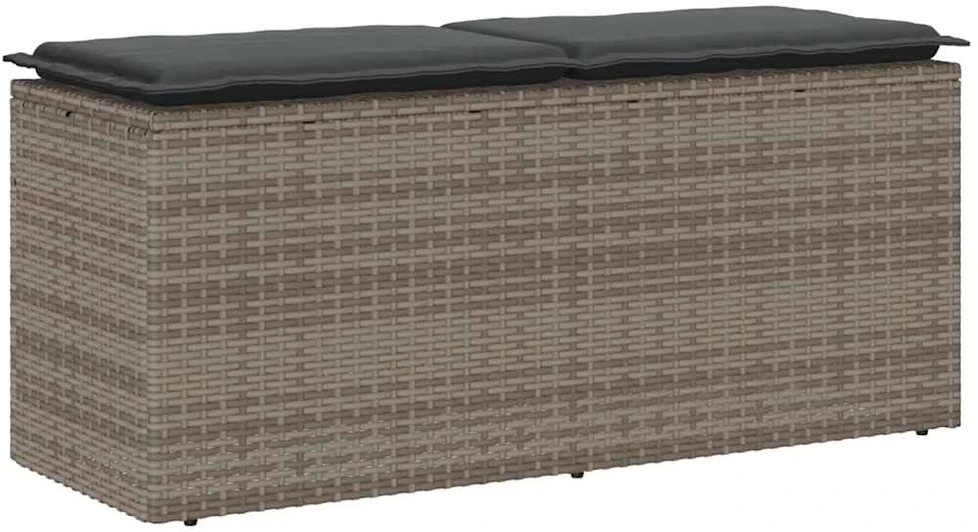 Lauko baldų komplektas Sodo kavos staliukas, antracito spalvos, 110x55x35cm, plienas
