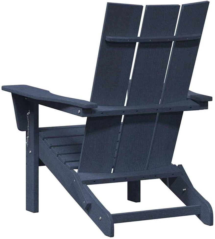 Sodo Kėdė 2 pcs Tamsiai mėlyna 80.5 x 74.5 x 92 cm Polietilenas