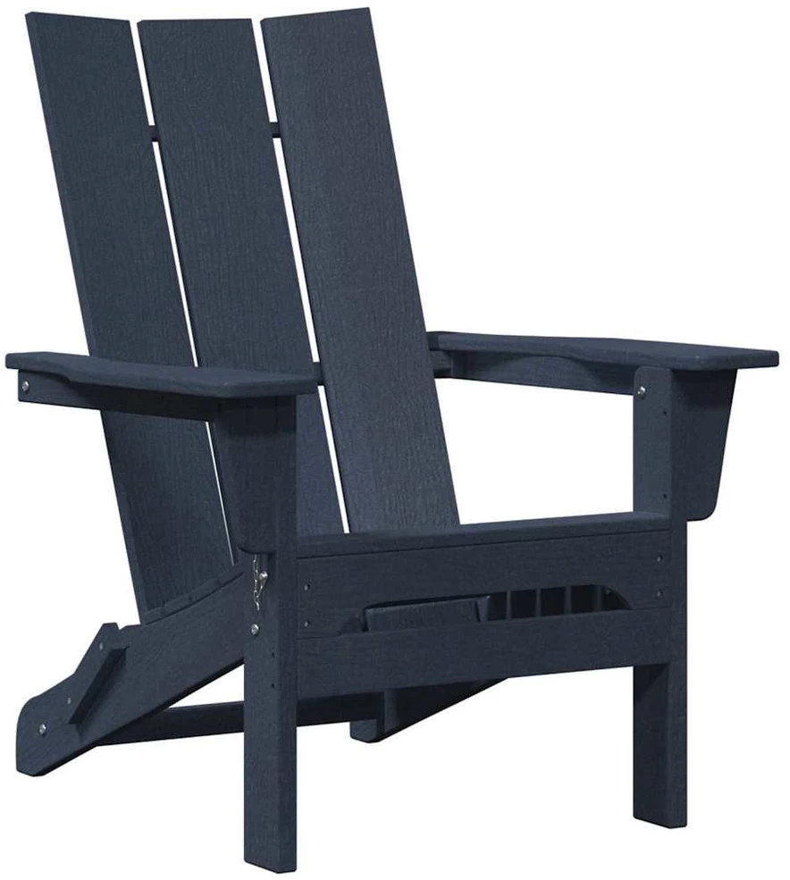 Sodo Kėdė 2 pcs Tamsiai mėlyna 80.5 x 74.5 x 92 cm Polietilenas
