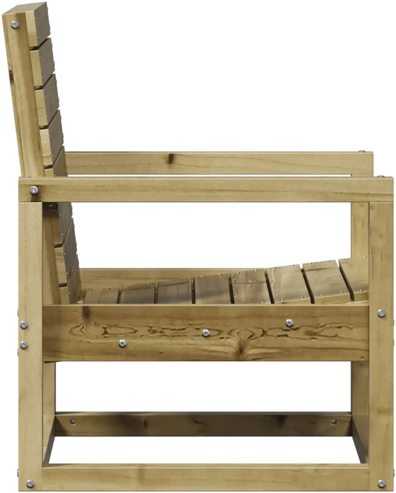 Sodo kėdė, 57,5x63x76cm, impregnuota pušies mediena