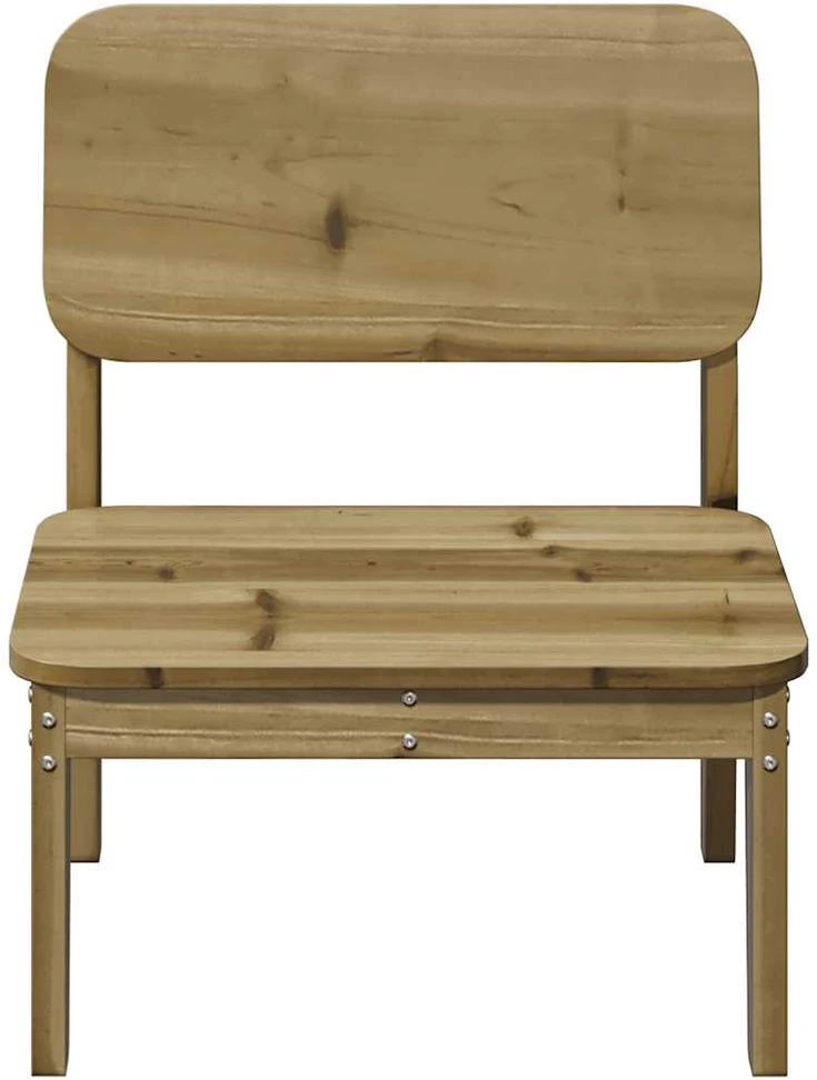 sodo kėdė 60x52,5x72 cm impregnuota pušis