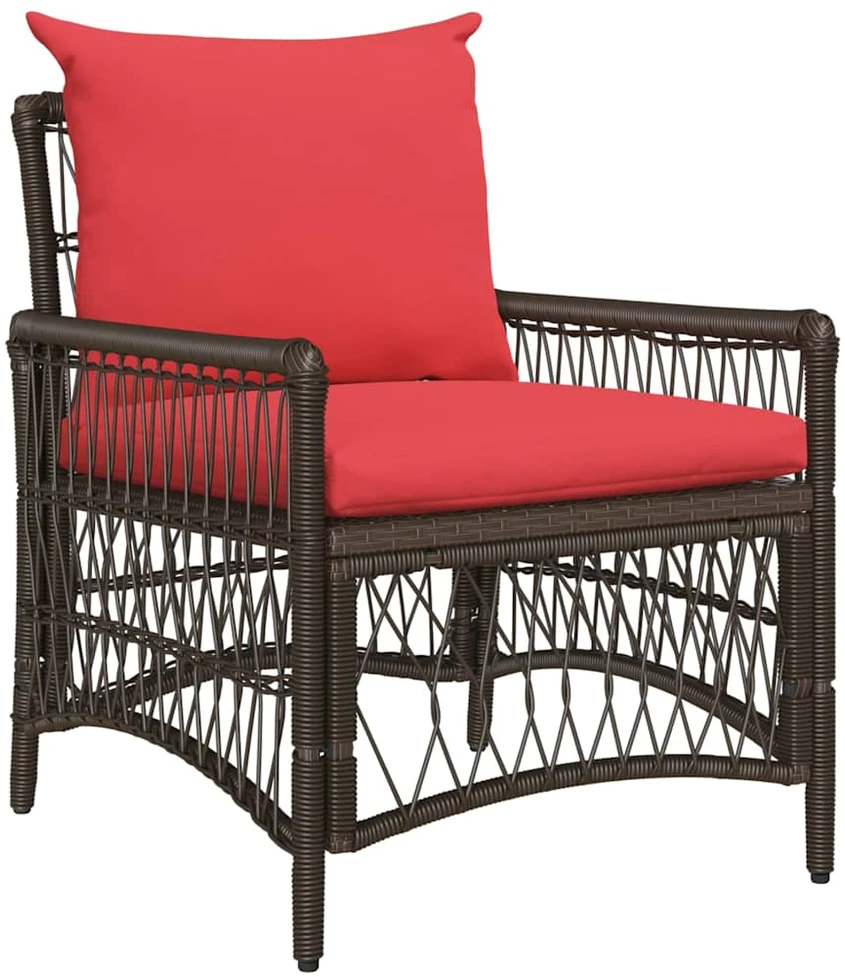 Sodo Kėdė Ruda poliratanas