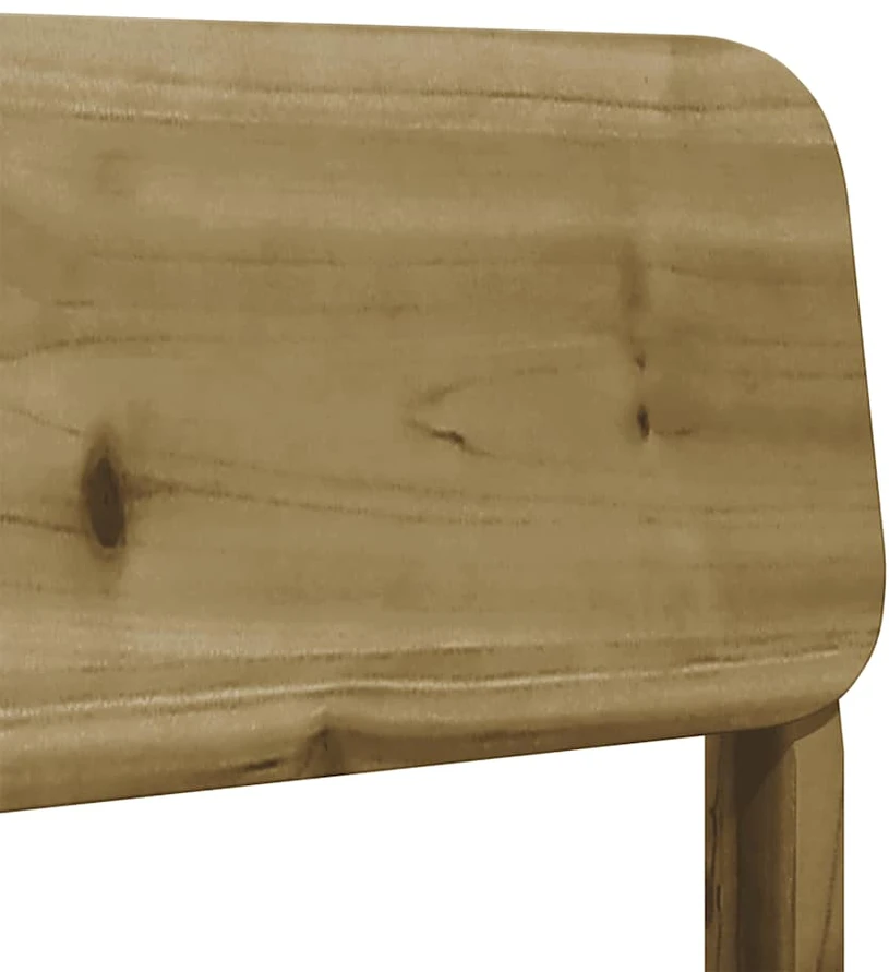 sodo kėdės 2 vnt 60x52,5x72 cm impregnuotos medienos pušis