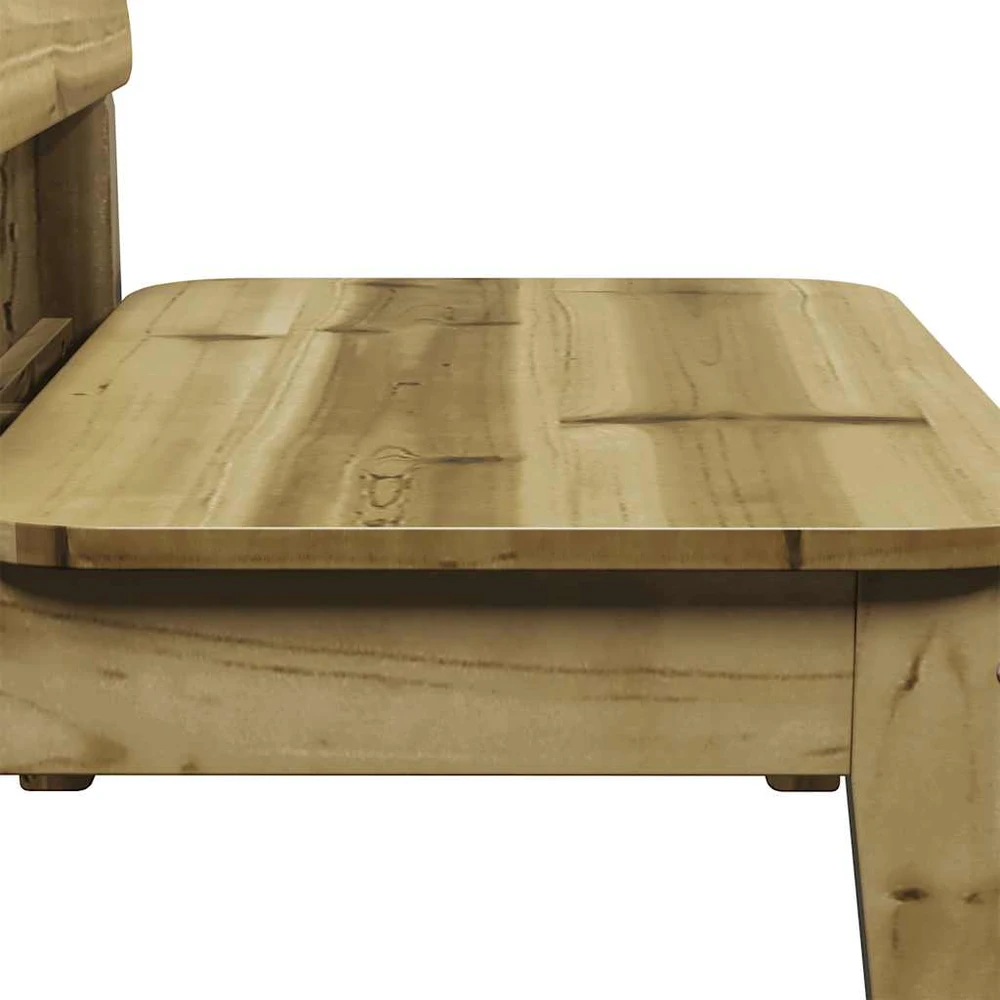 sodo kėdės 2 vnt 60x52,5x72 cm impregnuotos medienos pušis