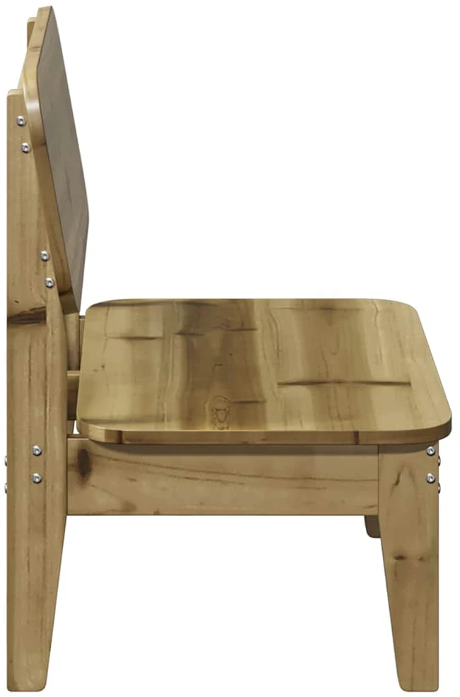 sodo kėdės 2 vnt 60x52,5x72 cm impregnuotos medienos pušis