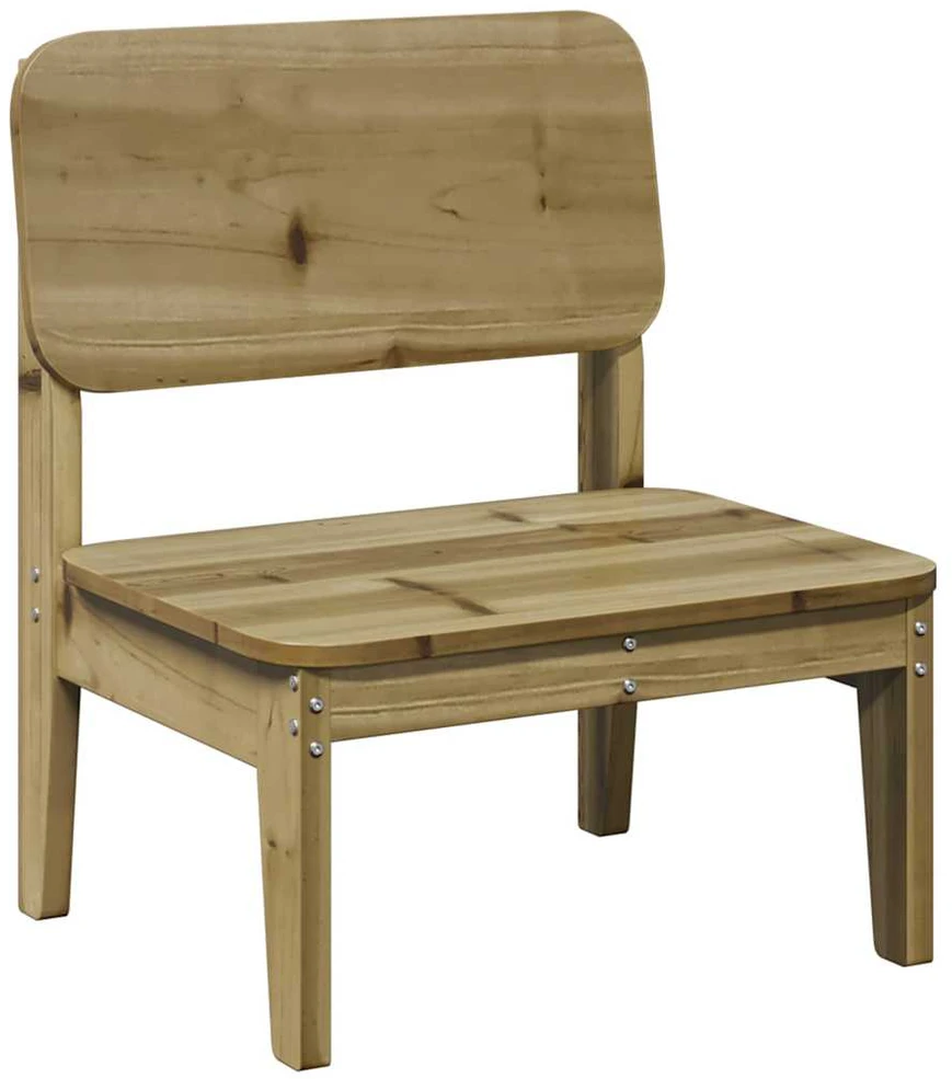 sodo kėdės 2 vnt 60x52,5x72 cm impregnuotos medienos pušis