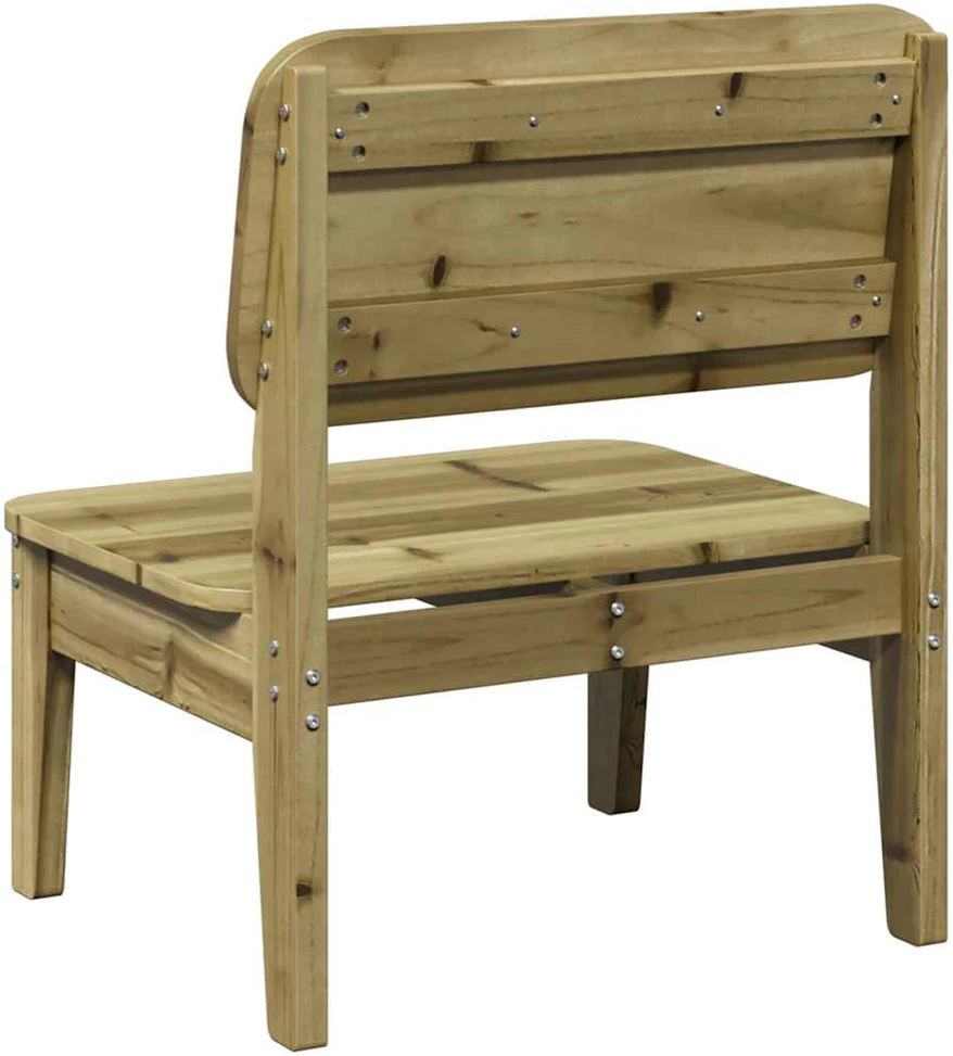 sodo kėdės 2 vnt 60x52,5x72 cm impregnuotos medienos pušis