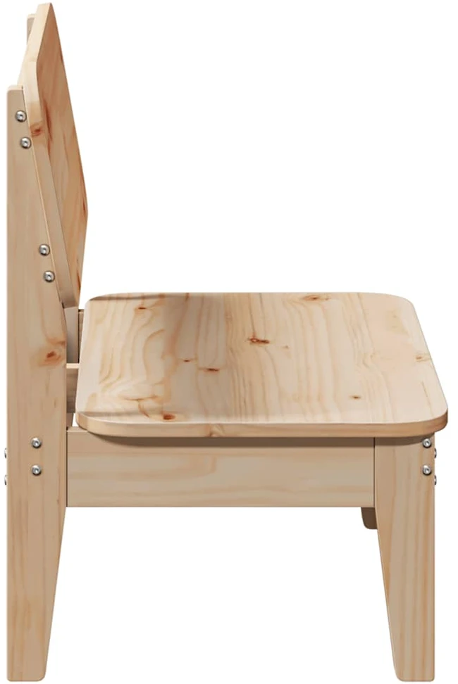 sodo kėdės 2 vnt 60x52,5x72 cm pušies masyvo