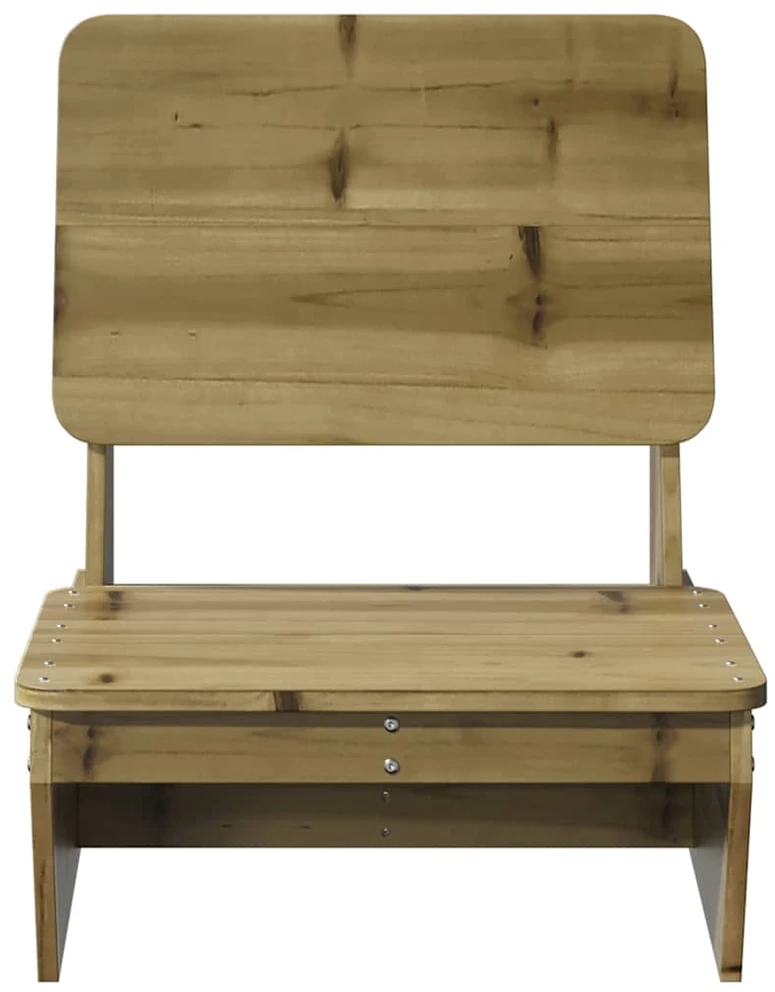 sodo kėdės 2 vnt 60x64x70,5 cm impregnuotos medienos pušis