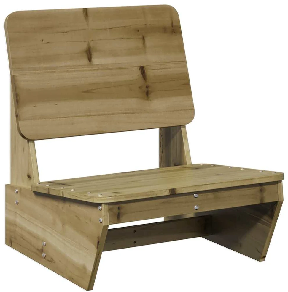 sodo kėdės 2 vnt 60x64x70,5 cm impregnuotos medienos pušis