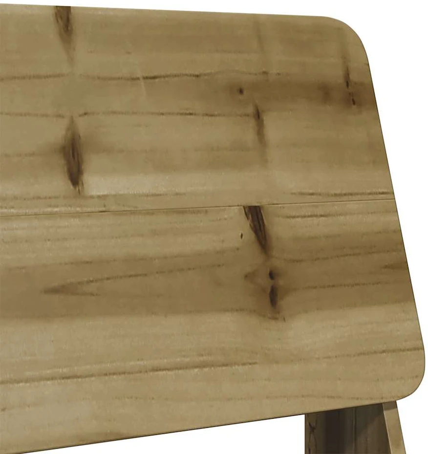sodo kėdės 2 vnt 60x64x70,5 cm impregnuotos medienos pušis
