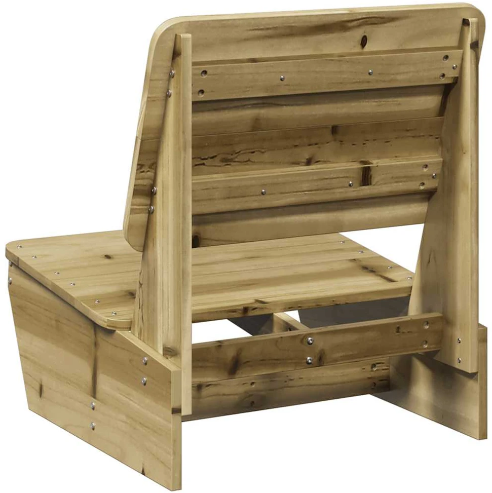 sodo kėdės 2 vnt 60x64x70,5 cm impregnuotos medienos pušis