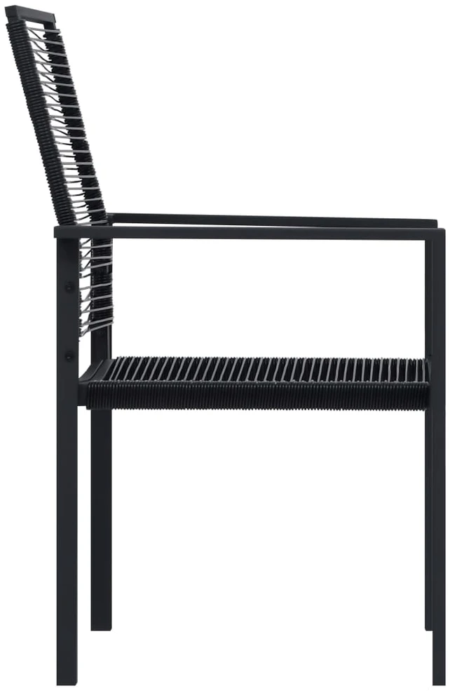 Sodo kėdės pagalvėlės, 4vnt., antracito, 120x50x3cm, audinys