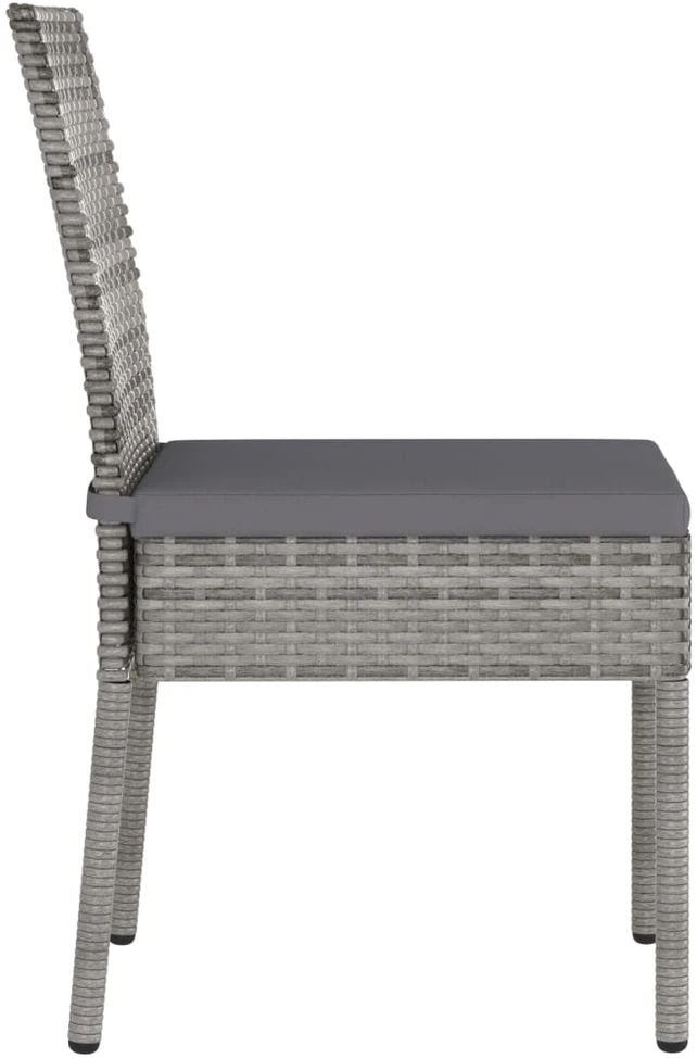 Sodo kėdės pagalvėlės, 4vnt., taupe, 100x50x3cm, audinys