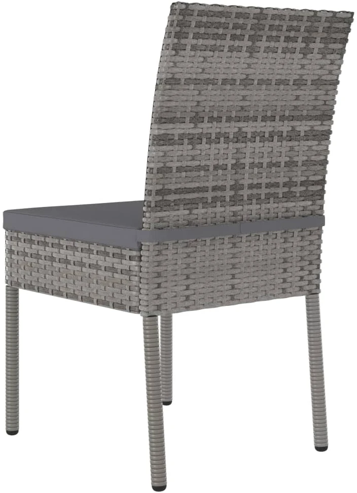 Sodo kėdės pagalvėlės, 4vnt., taupe, 100x50x3cm, audinys