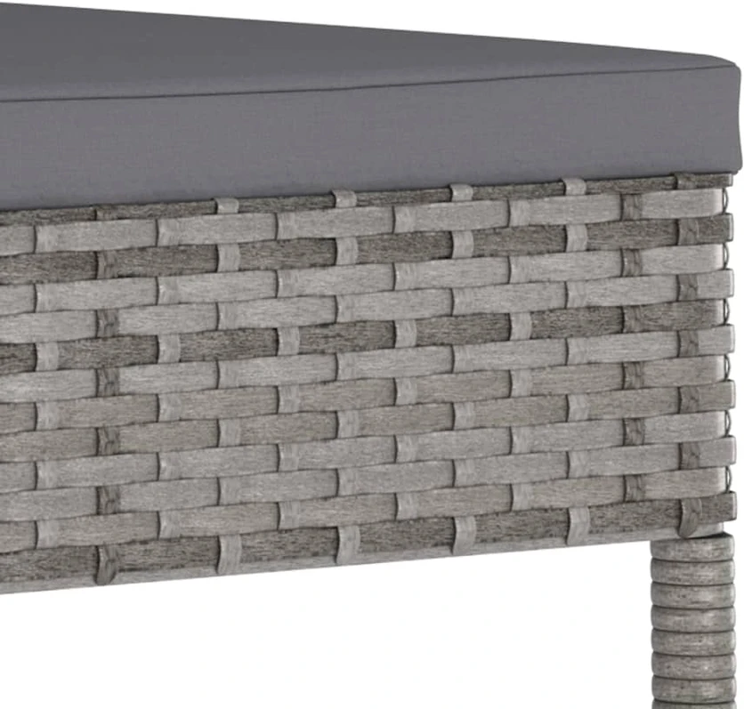 Sodo kėdės pagalvėlės, 4vnt., taupe, 100x50x3cm, audinys
