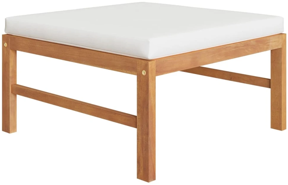 Sodo kėdės pagalvėlės, 6vnt., taupe, 100x50x3cm, audinys