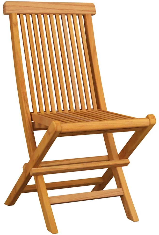 Sodo kėdės su pagalvėlėmis, 2vnt., tikmedžio medienos masyvas