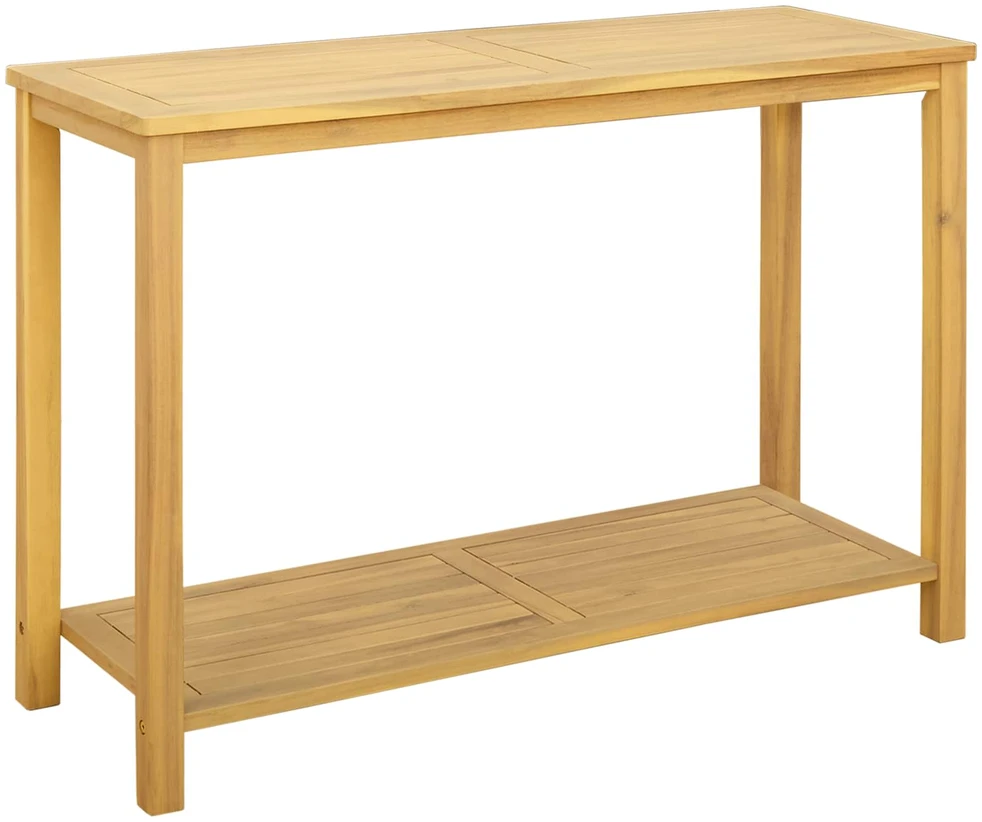 Sodo konsolinis stalas Šviesus akacijų 110 x 40 x 75 cm