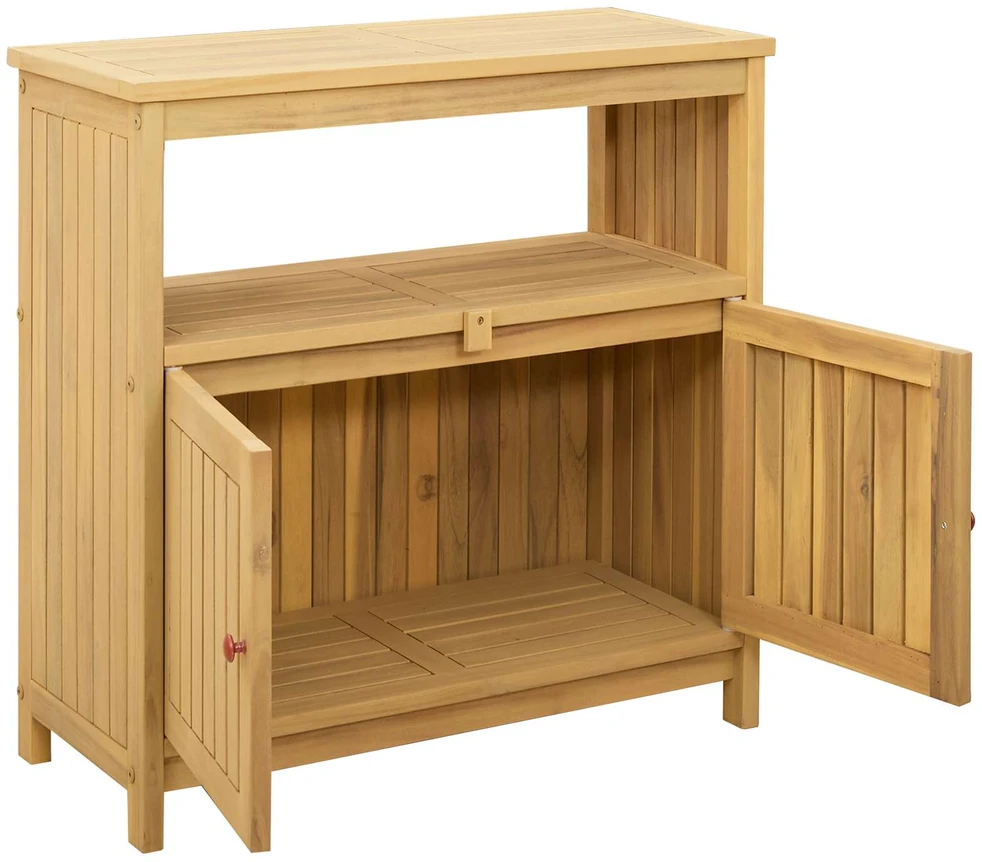 Sodo konsolinis stalas Šviesus akacijų 80 x 35 x 75 cm